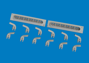 Eduard 6481061 P-40 exhaust stacks fishtail PRINT Eduard 1/48 – immagine 3