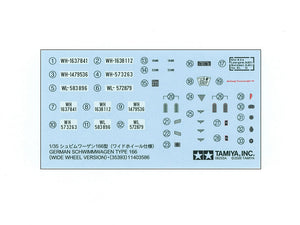 Tamiya 35393 German Schwimmwagen Type 166 Wide Wheel Version 1/35 – immagine 3
