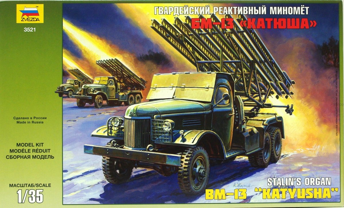 Zvezda 3521 BM-13 Katiusha 1/35