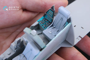 Intérieur imprimé en 3D et coloré sur papier décalcomanie Quinta Studio QD35020 Mi-24V (pour maquette Trumpeter) 1/35 – image 7