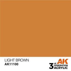 AK Interactive AK11100 LIGHT BROWN – STANDARD 17ml