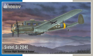 Special Hobby 48212 Siebel Si 204E ‘German Night Bomber &amp;amp; Trainer’ 1/48