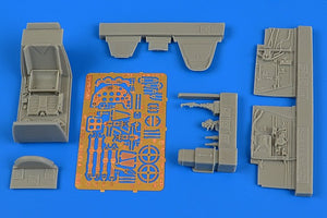 Aires 4704 Bf 109F-2/F-4, kit cockpit 1/48 EDUARD