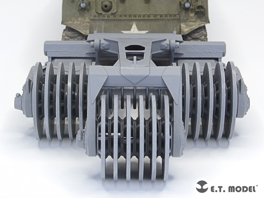 E.T. Model P35-041 WWII US ARMY T1E1 &amp;quot;Earthworm&amp;quot; Mine Exploder (for Late M32B1 Hull) ( 3D Printed ) 1/35 – immagine 6