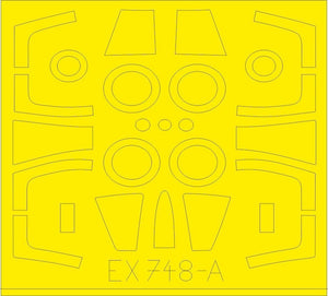 Eduard EX748 F-104DJ TFace for Kinetic Model 1/48