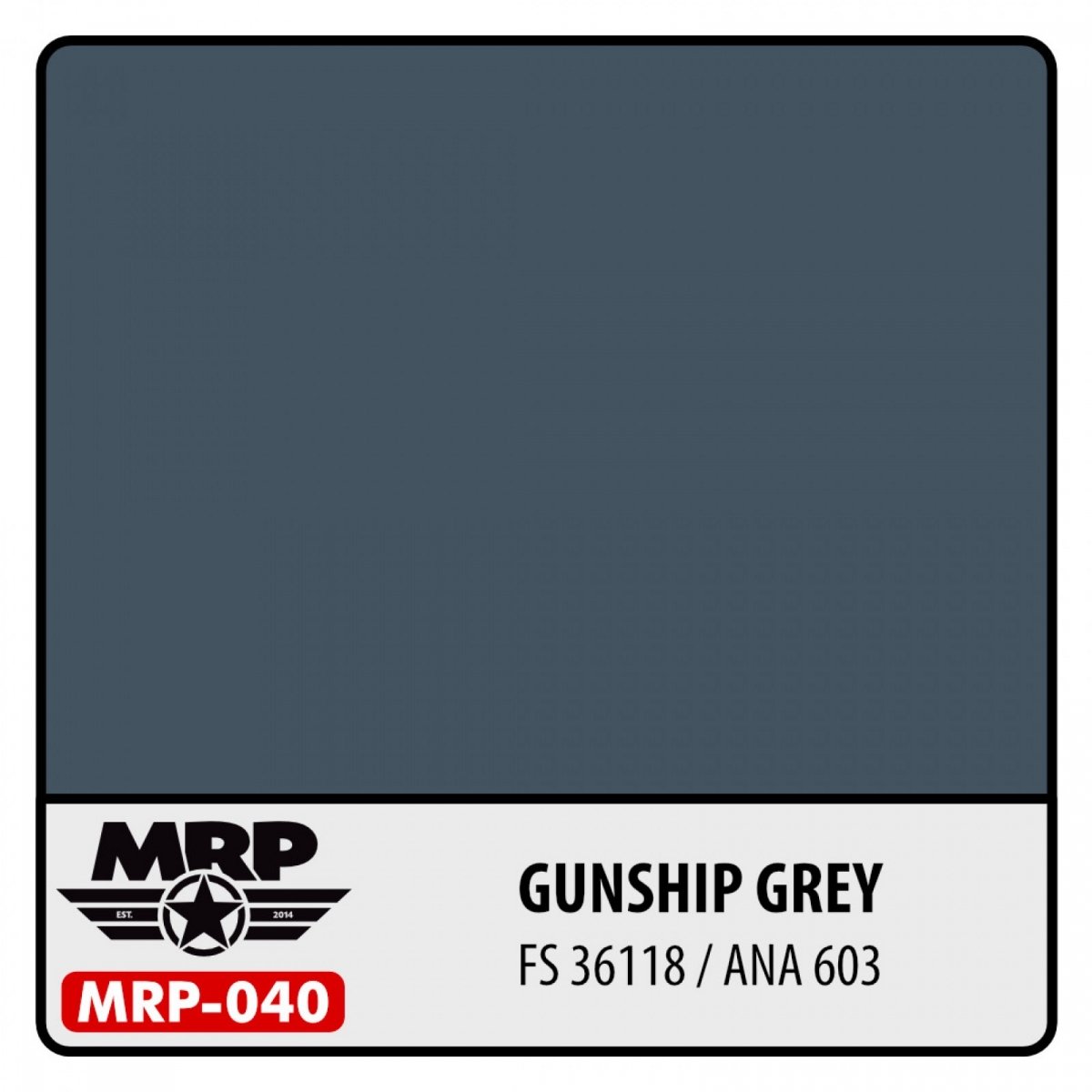 Peinture MR. Paint MRP-040 Gris foncé FS36118 ANA 603 Gris canon 30 ml