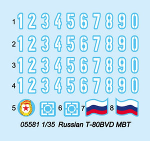 Trumpeter 05581 Russian T-80BVD MBT 1/35 – Bild 4