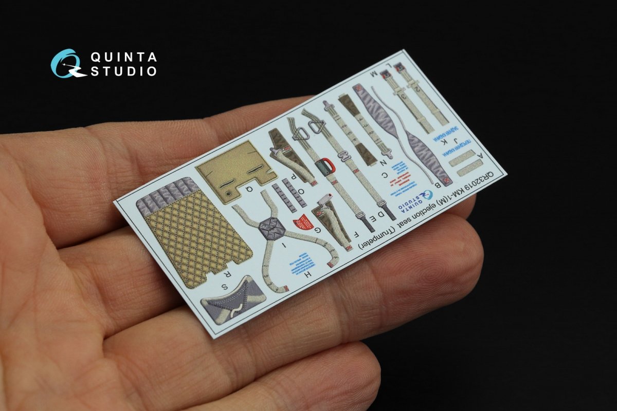 Quinta Studio QD32121 MiG-21UM 3D-Printed &amp;amp; coloured Interior on decal paper (Trumpeter) 1/32 – immagine 14