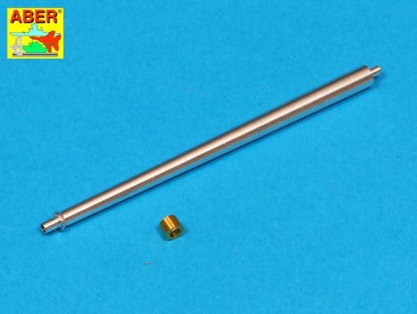 Aber 35L-138 U.S 76 mm M1A2 barrel with thread protector for Sherman M4 series tanks with M62 mount Tasca 1/35