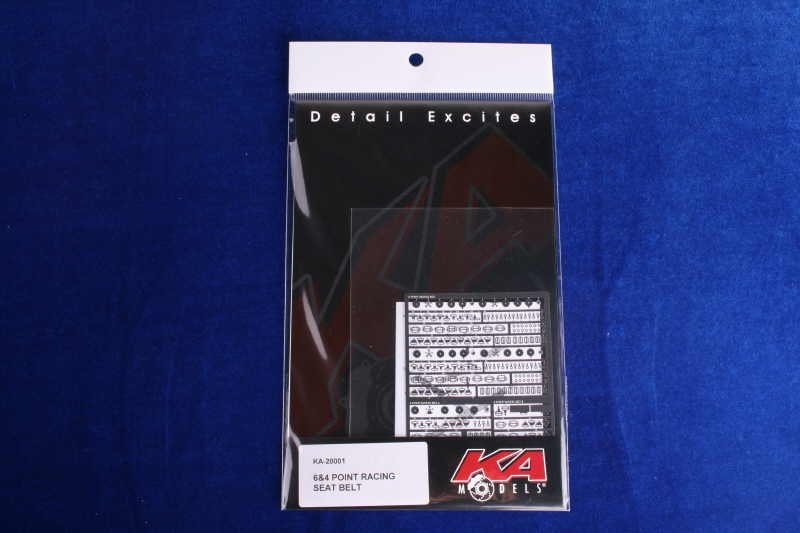 KA Models KA-20001 6&amp;amp;4 POINT RACING SEAT BELT ETCHED PARTS ( pasy bezpieczeństwa ) 1/20
