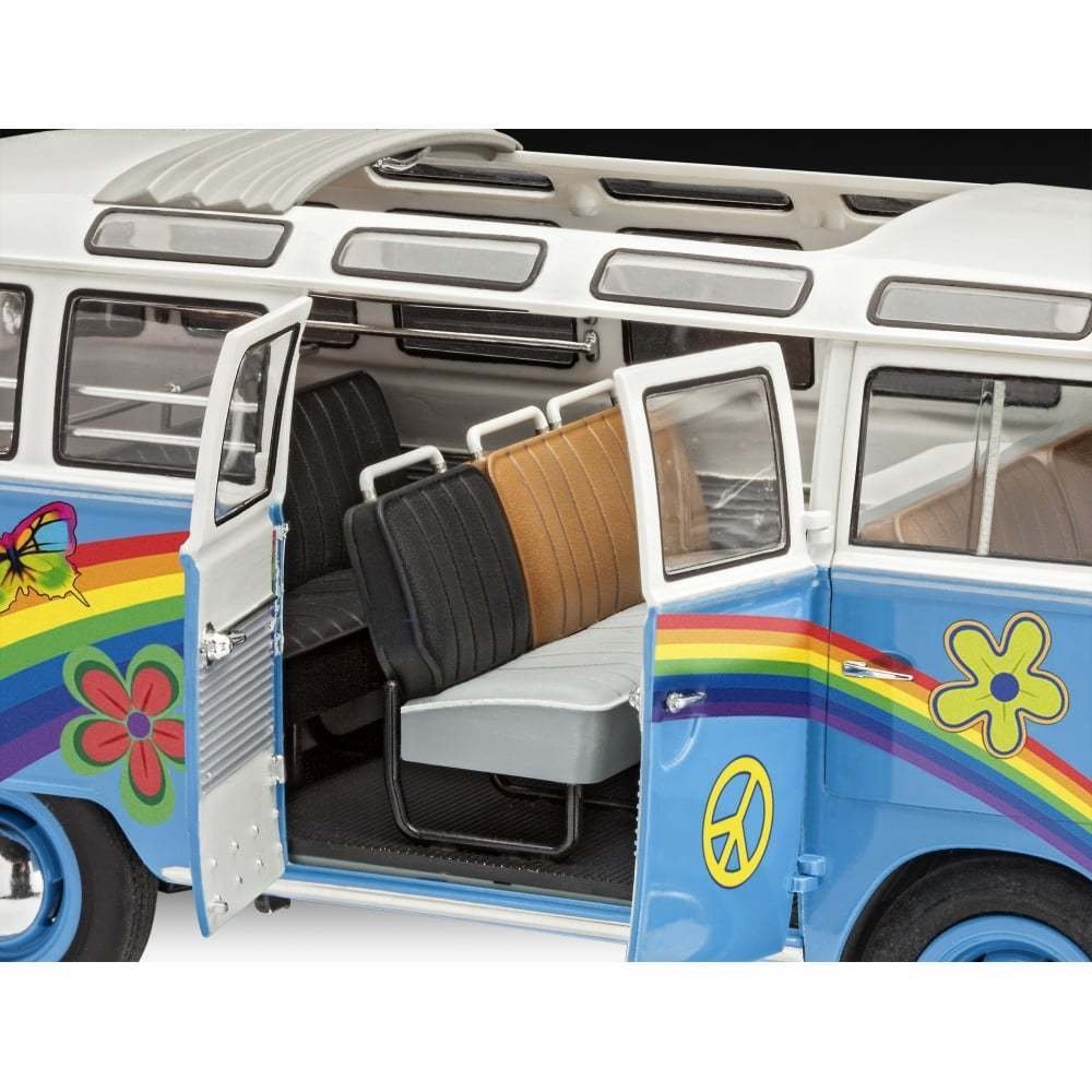 Revell 07050 VW T1 Samba Bus Flower Power 1/24 – immagine 3