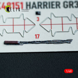 KELIK K48151 HARRIER GR3 - interior 3D decals for Kinetic kit 1/48 – image 7