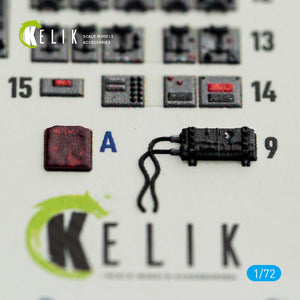 KELIK K72239 F-104J - interior 3D decals for Fine Molds kit 1/72 – Bild 6