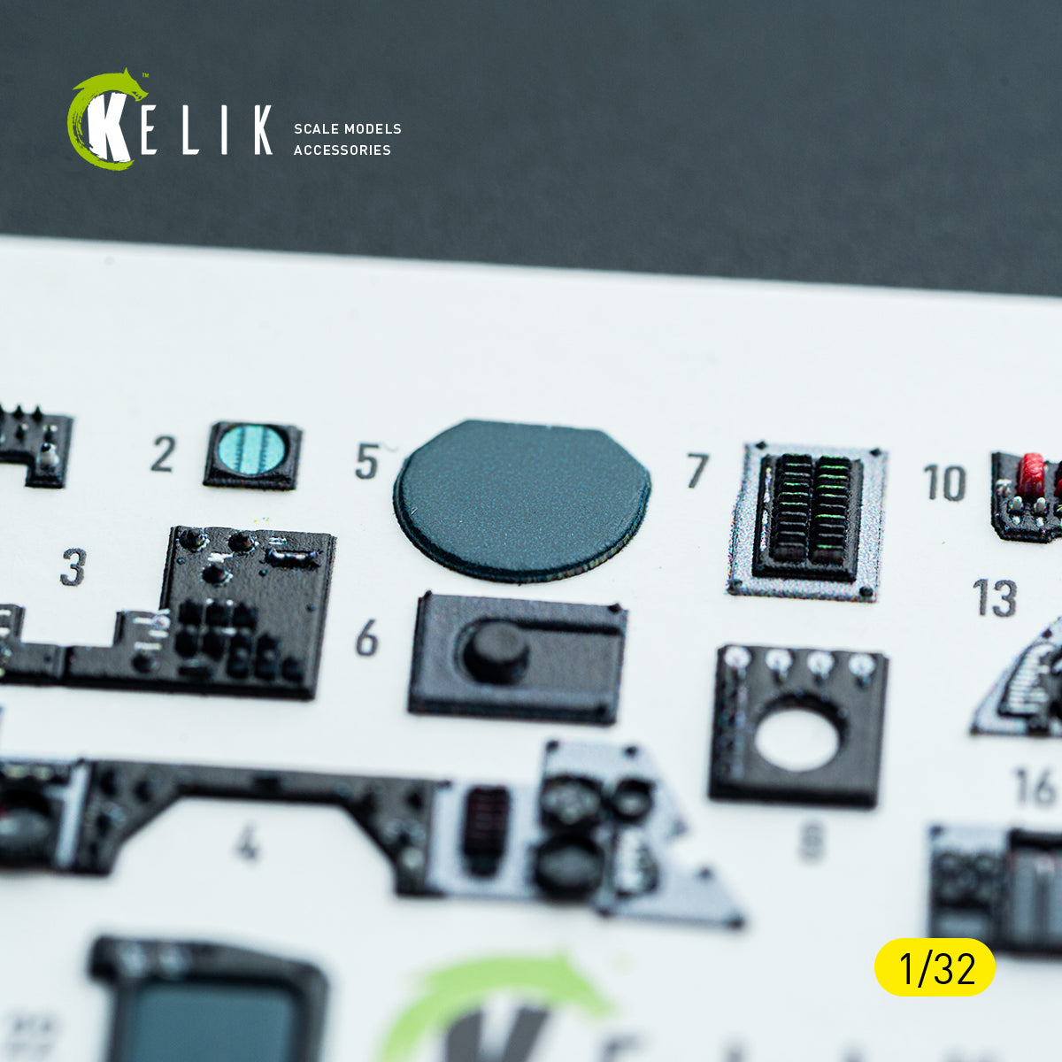 KELIK K32053 F-14A - interior 3D decals for Tamiya kit 1/32 – image 3
