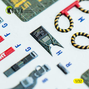 KELIK K32048 F-4C - interior 3D decals for Tamiya kit 1/32 – Bild 5