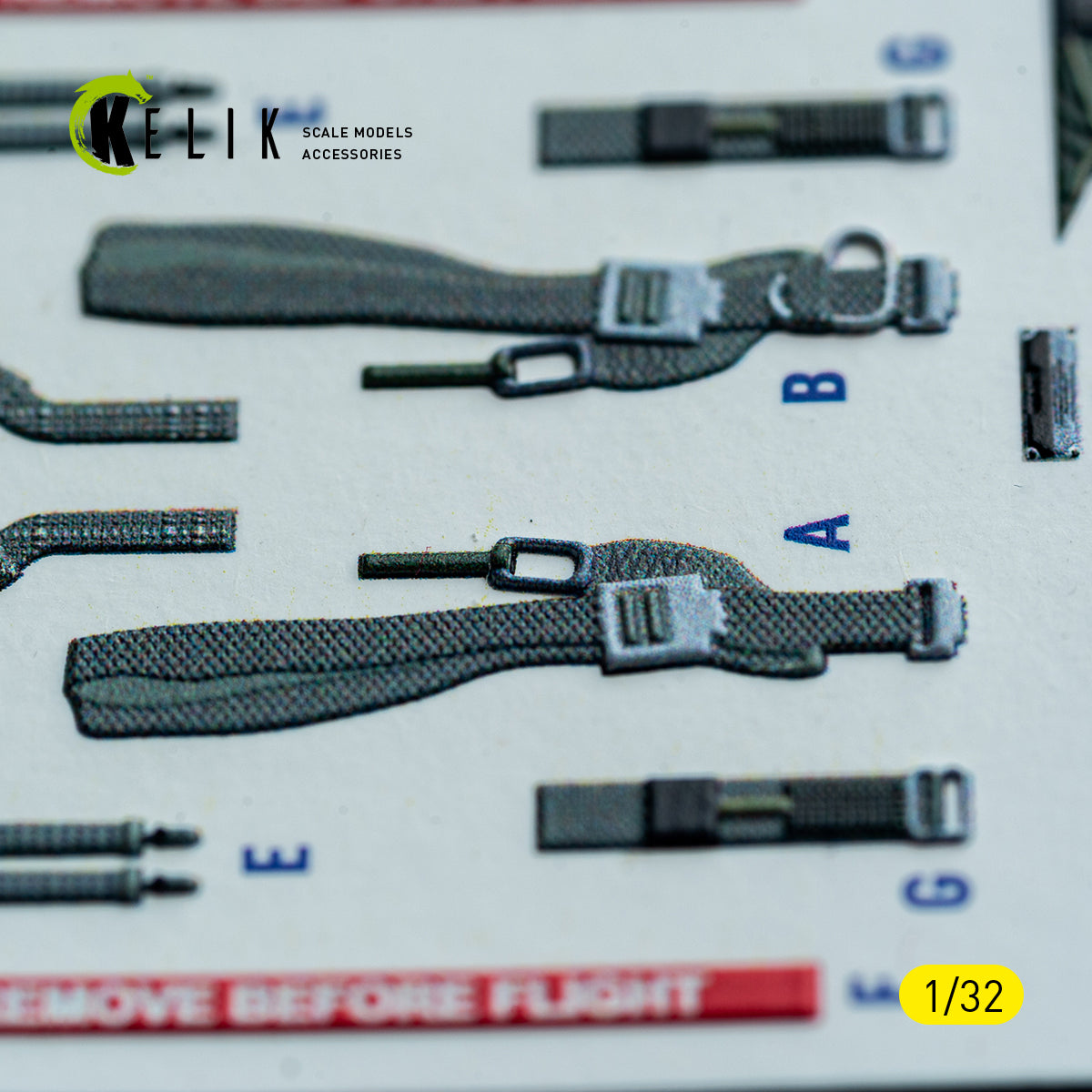KELIK K32049 F-4D - interior 3D decals for Tamiya kit 1/32 – Bild 5