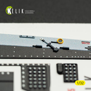KELIK K32063 A-7E CORSAIR II - interior 3D decals for Trumpeter kit 1/32 – Bild 5