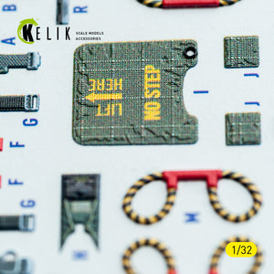 KELIK K32048 F-4C - interior 3D decals for Tamiya kit 1/32 – Bild 6