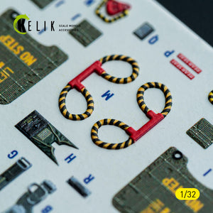 KELIK K32049 F-4D - interior 3D decals for Tamiya kit 1/32 – Bild 10