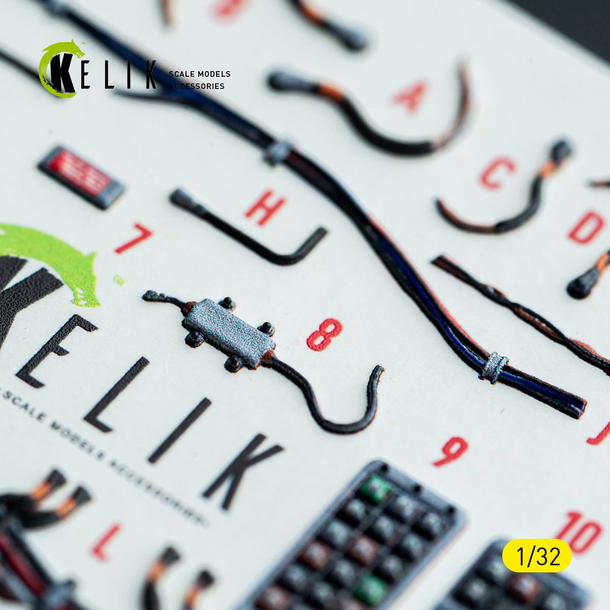 KELIK K32052 F-15C MSIP II - interior 3D decals for Tamiya kit 1/32 – Bild 6