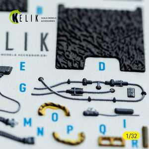 KELIK K32051 F-15C (early) - interior 30 decals for Tamiya kit 1/32 – Bild 7