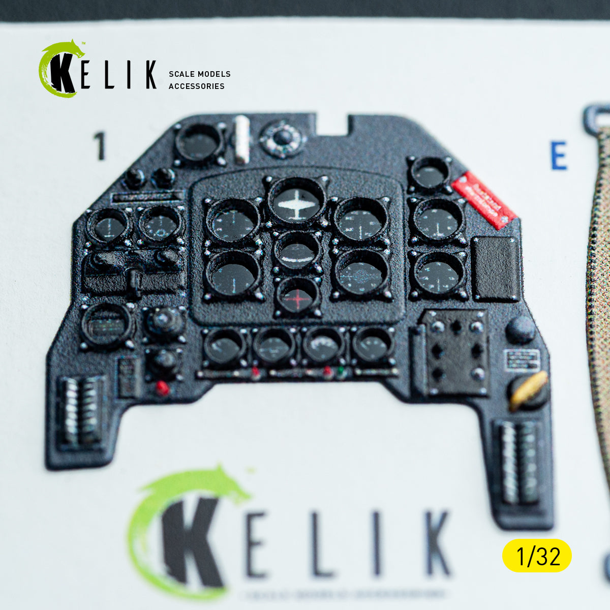 KELIK K32047 Ju-87G - interior 3D decals for Hasegawa kit 1/32 – Bild 3