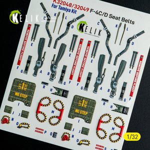 KELIK K32049 F-4D - interior 3D decals for Tamiya kit 1/32 – Bild 12