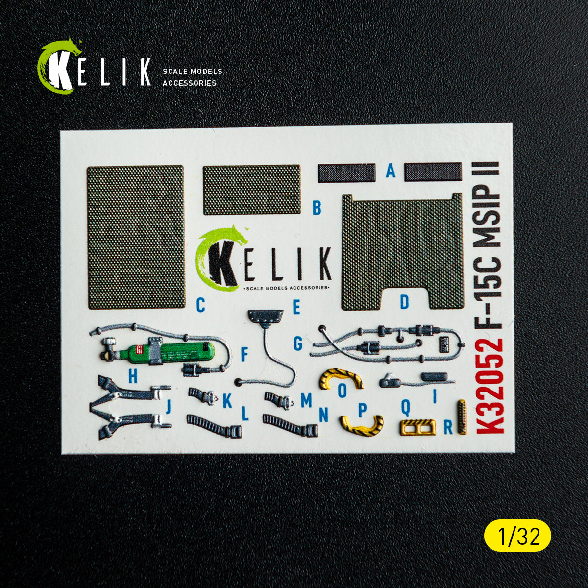 KELIK K32052 F-15C MSIP II - interior 3D decals for Tamiya kit 1/32 – Bild 9