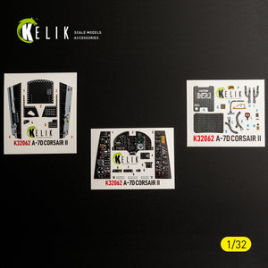 KELIK K32062 A-7D CORSAIR II - interior 30 decals for Trumpeter kit 1/32 – Bild 5