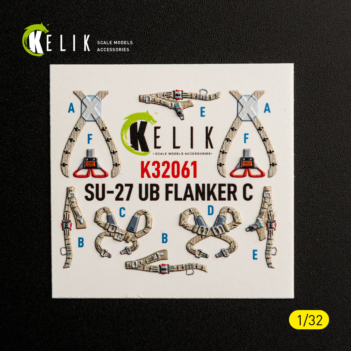 KELIK K32061 SU-27UB Flanker C - interior 3D decals for Trumpeter kit 1/32 – zdjęcie 7