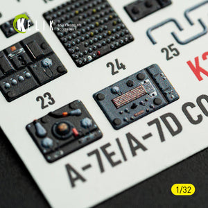 KELIK K32064 Avionics for A-7E/D CORSAIR II - exterior 3D decals for Trumpeter kit 1/32 – Bild 4