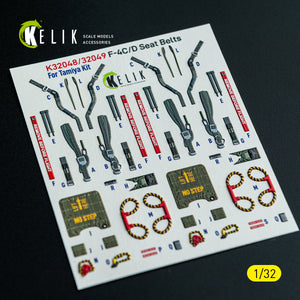 KELIK K32049 F-4D - interior 3D decals for Tamiya kit 1/32 – Bild 14