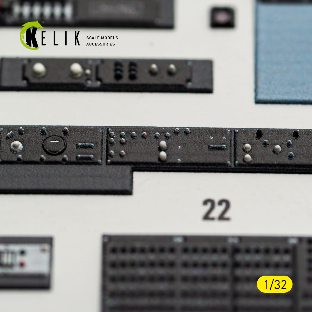 KELIK K32055 OV-10D Bronco - interior 3D decals for Kitty Hawk/Zimi models kit 1/32 – image 7