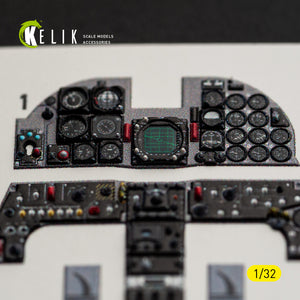 KELIK K32059 F-5F - interior 3D decals for Kitty Hawk/Zimi models kit 1/32 – Bild 7