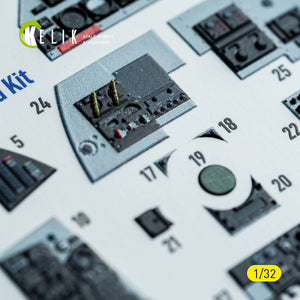 KELIK K32048 F-4C - interior 3D decals for Tamiya kit 1/32 – Bild 10