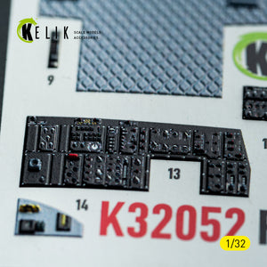 KELIK K32052 F-15C MSIP II - interior 3D decals for Tamiya kit 1/32 – Bild 12