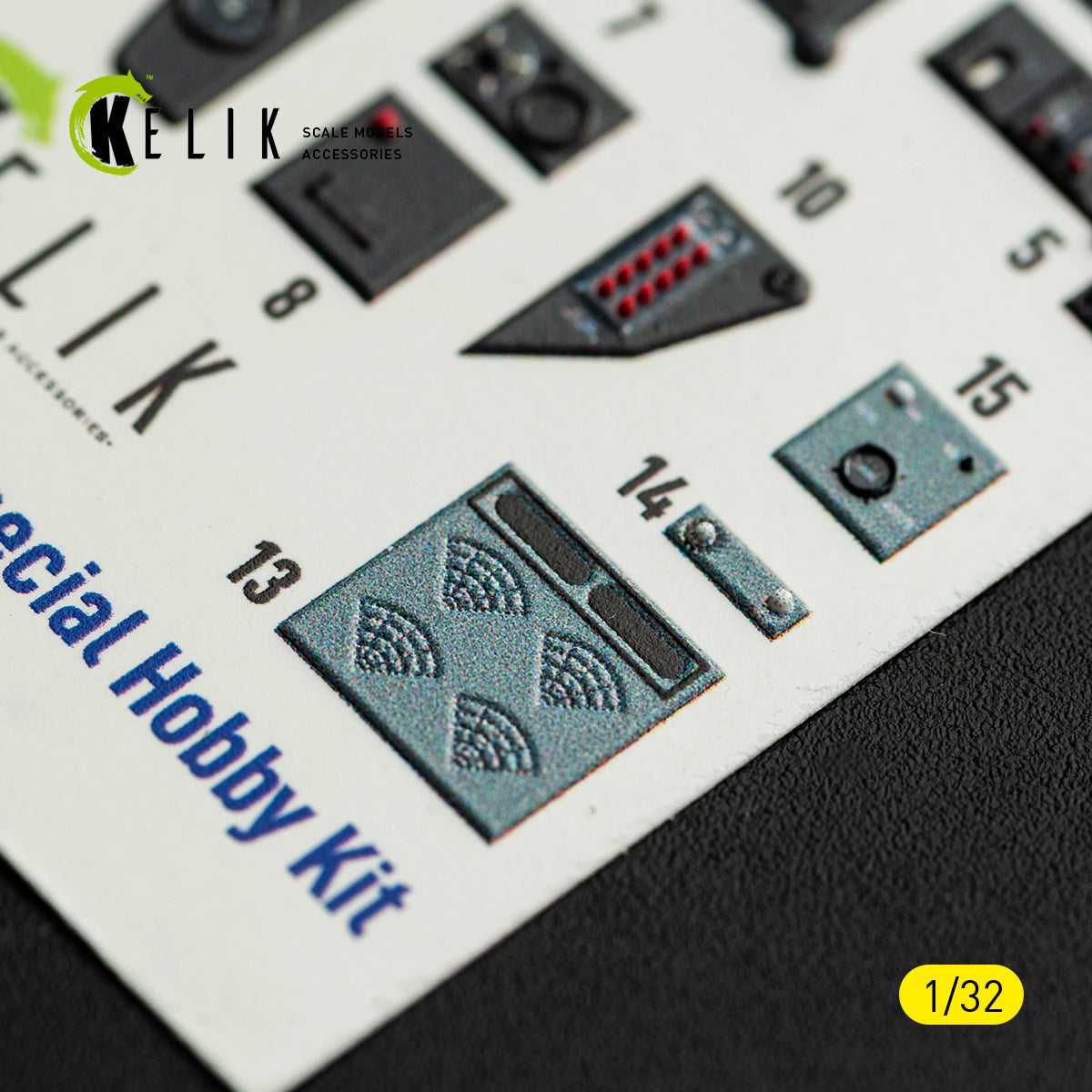 KELIK K32057 MS-406C-1 - interior 30 decals for Special Hobby kit 1/32 – Bild 6
