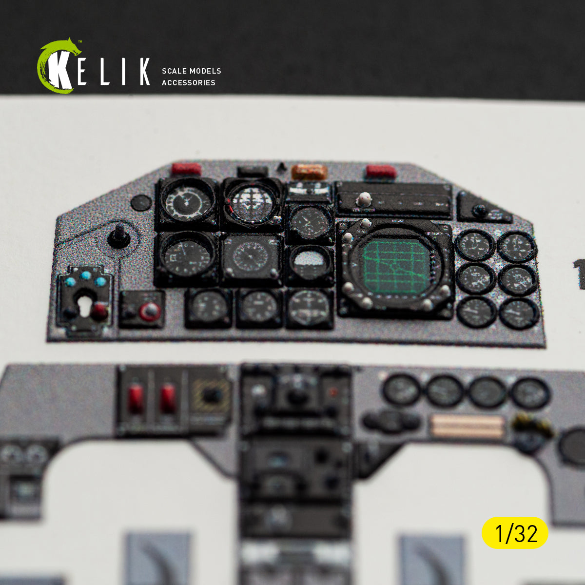 KELIK K32059 F-5F - interior 3D decals for Kitty Hawk/Zimi models kit 1/32 – Bild 6
