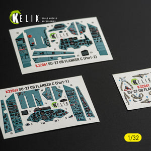 KELIK K32061 SU-27UB Flanker C - interior 3D decals for Trumpeter kit 1/32 – zdjęcie 9