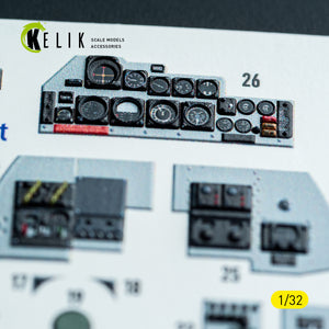 KELIK K32048 F-4C - interior 3D decals for Tamiya kit 1/32 – Bild 11