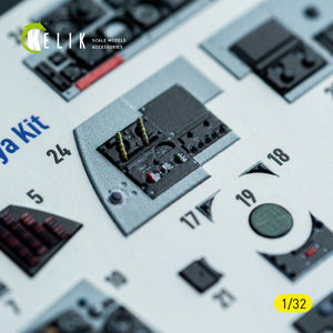 KELIK K32049 F-4D - interior 3D decals for Tamiya kit 1/32 – Bild 16