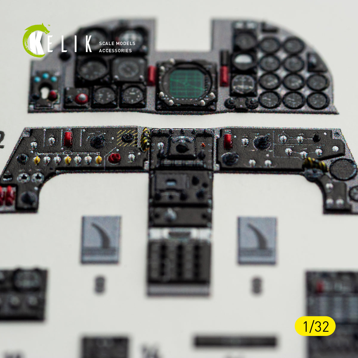 KELIK K32059 F-5F - interior 3D decals for Kitty Hawk/Zimi models kit 1/32 – Bild 5