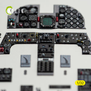 KELIK K32059 F-5F - interior 3D decals for Kitty Hawk/Zimi models kit 1/32 – Bild 5