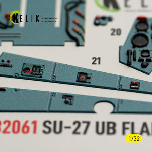 KELIK K32061 SU-27UB Flanker C - interior 3D decals for Trumpeter kit 1/32 – zdjęcie 10