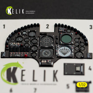 KELIK K32062 A-7D CORSAIR II - interior 30 decals for Trumpeter kit 1/32 – Bild 9