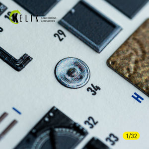 KELIK K32047 Ju-87G - interior 3D decals for Hasegawa kit 1/32 – Bild 8