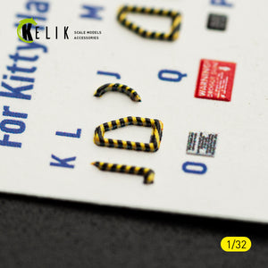 KELIK K32058 RF-5E - interior 3D decals for Kitty Hawk/Zimi models kit 1/32 – Bild 8