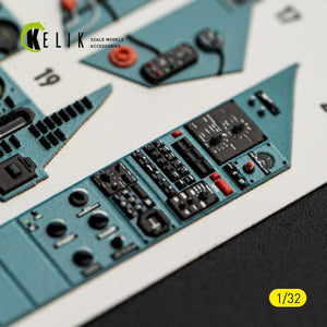 KELIK K32061 SU-27UB Flanker C - interior 3D decals for Trumpeter kit 1/32 – zdjęcie 11