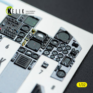 KELIK K32051 F-15C (early) - interior 30 decals for Tamiya kit 1/32 – Bild 14