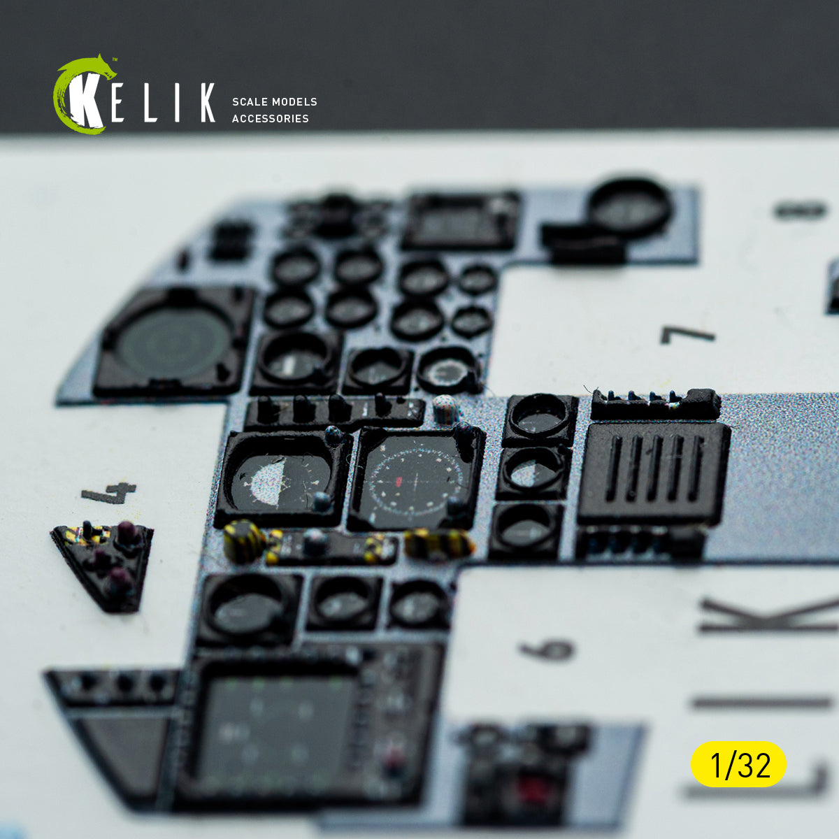 KELIK K32052 F-15C MSIP II - interior 3D decals for Tamiya kit 1/32 – Bild 15